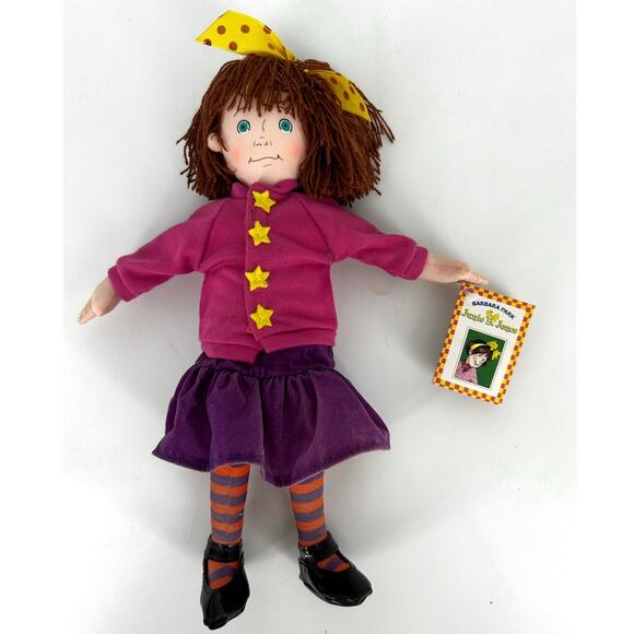 Junie B Jones doll 11" 2000 Barbara Parks Merry Maker Toy with tag - Picture 1 of 6